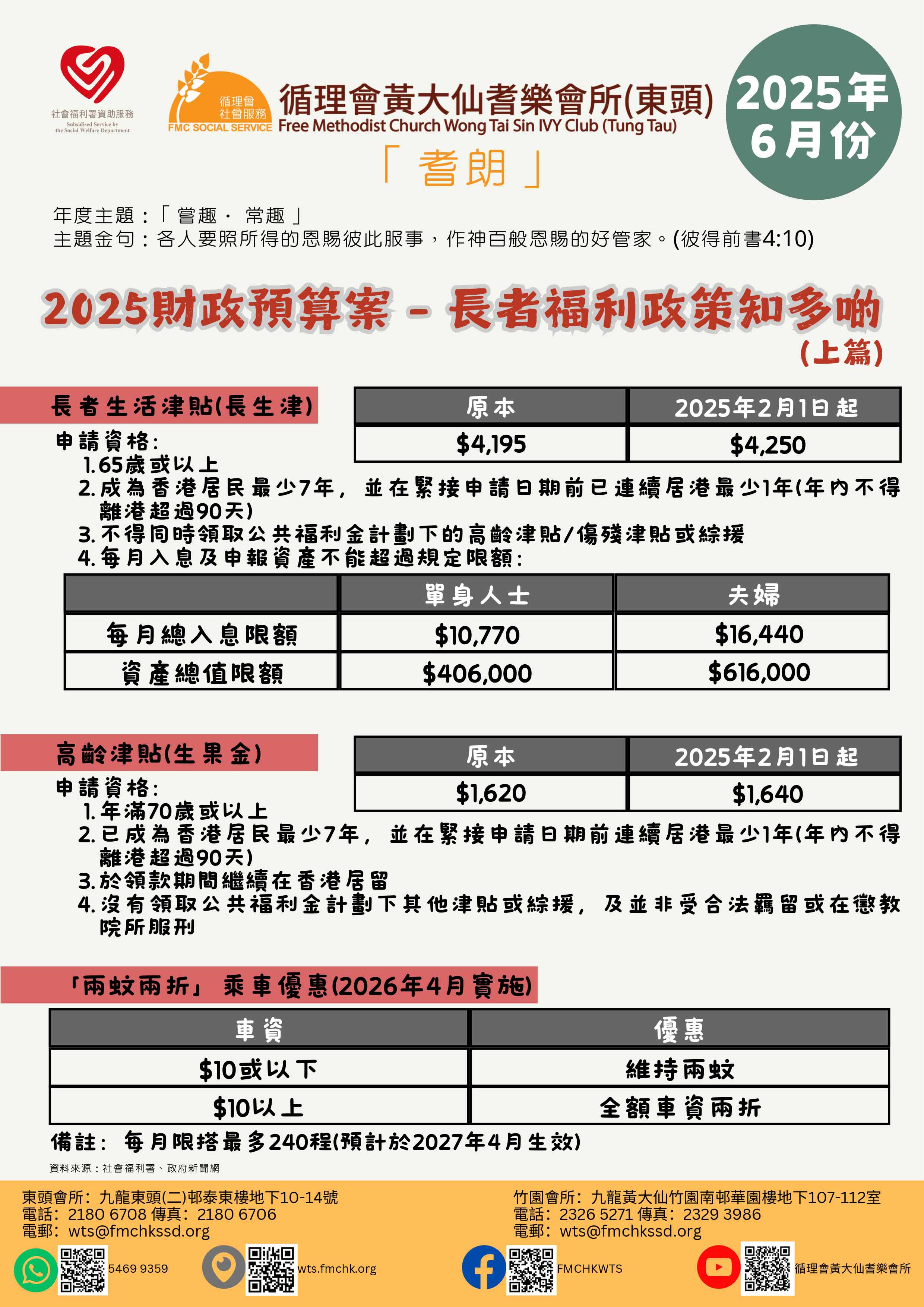 2025年6月耆朗會訊(東頭)